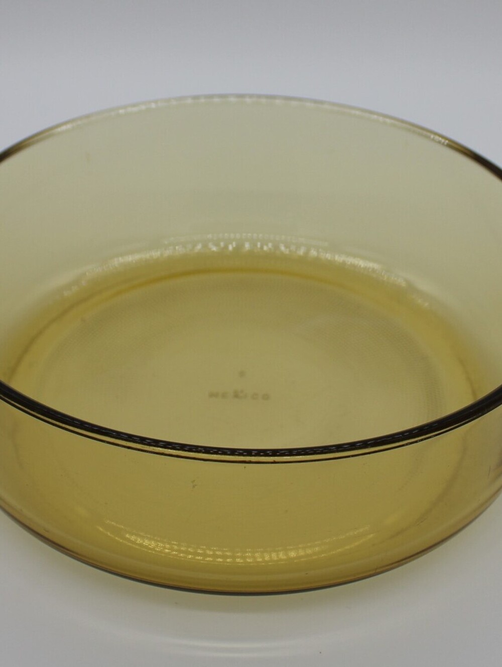 Vintage Amber Glass 2-Quart Casserole Dish by Vitrocirsa Pyr-O-Rey (Dynaware)